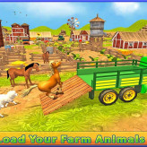 FARM ANIMAL TRUCK TRANSPORTER GAME