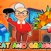 Cat And Granny Cat And Granny